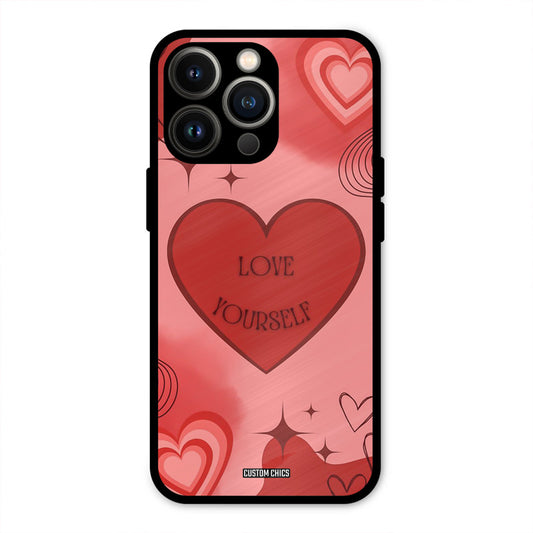 Love Yourself iPhone 13 Pro Max Mobile Back Cover - Cute PrintShield Case