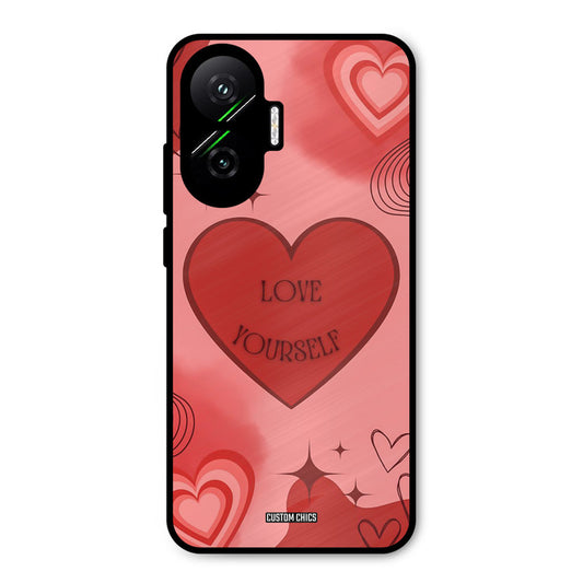 Love Yourself Poco F7 5G Mobile Back Cover - Cute PrintShield Case