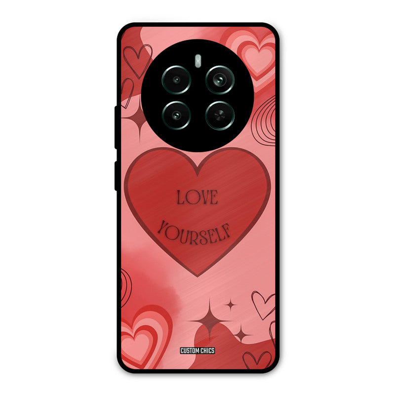 Love Yourself Realme 12 Plus Mobile Back Cover - Cute PrintShield Case