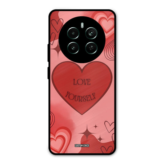 Love Yourself Realme 12 Plus Mobile Back Cover - Cute PrintShield Case