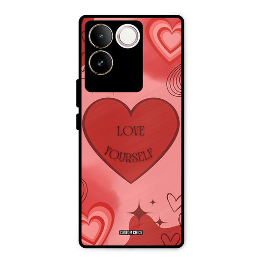Love Yourself Vivo T2 Pro Mobile Back Cover - Cute PrintShield Case