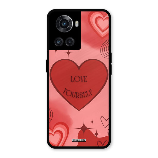 Love Yourself OnePlus 10R Mobile Back Cover - Cute PrintShield Case
