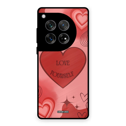 Love Yourself OnePlus 12 Mobile Back Cover - Cute PrintShield Case