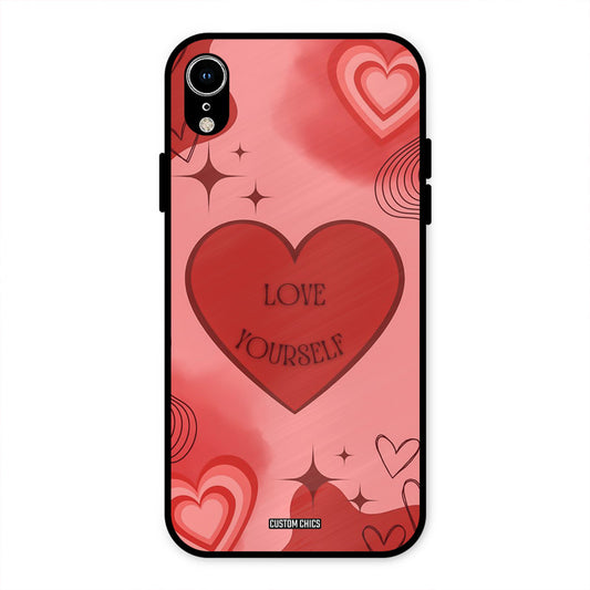 Love Yourself iPhone XR Mobile Back Cover - Cute PrintShield Case
