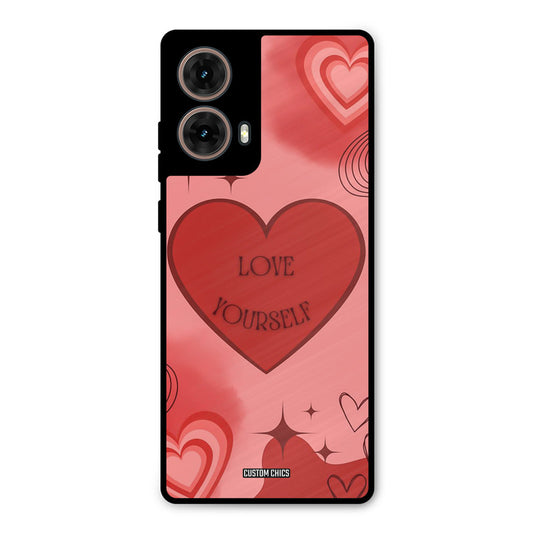 Love Yourself Moto G85 Mobile Back Cover - Cute PrintShield Case