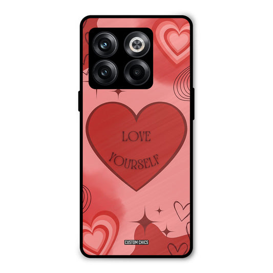 Love Yourself Oneplus 10T Mobile Back Cover - Cute PrintShield Case