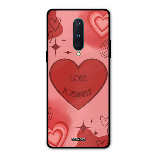 Love Yourself Oneplus 8 Mobile Back Cover - Cute PrintShield Case