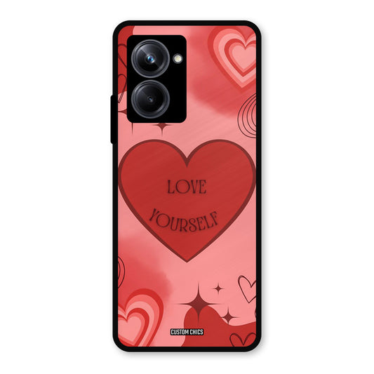Love Yourself Realme 10 Pro Mobile Back Cover - Cute PrintShield Case