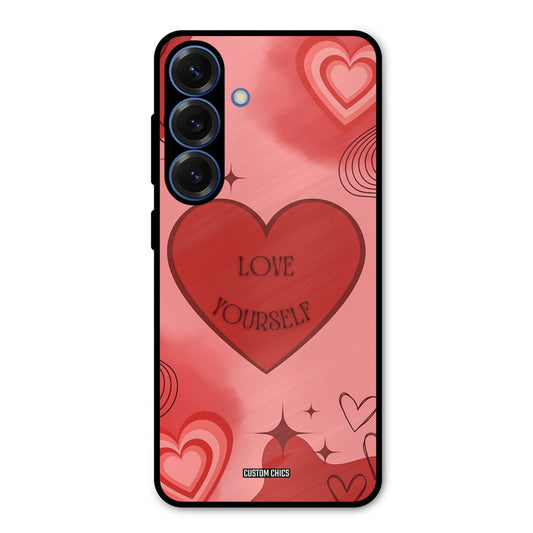 Love Yourself Samsung Galaxy S25 Mobile Back Cover - Cute PrintShield Case