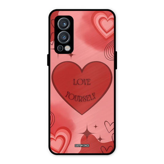 Love Yourself OnePlus Nord 2 5G Mobile Back Cover - Cute PrintShield Case