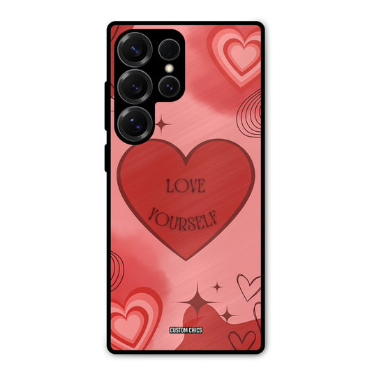 Love Yourself Samsung Galaxy S25 Ultra Mobile Back Cover - Cute PrintShield Case