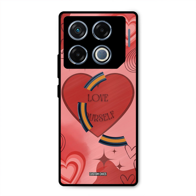 Love Yourself Infinix GT 20 Pro Mobile Back Cover - Cute PrintShield Case