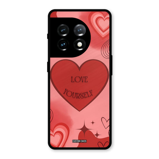 Love Yourself OnePlus 11 Mobile Back Cover - Cute PrintShield Case