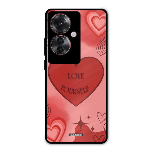 Love Yourself Oppo F25 Pro Mobile Back Cover - Cute PrintShield Case