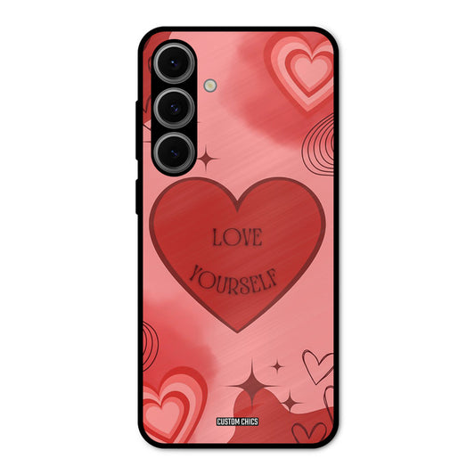 Love Yourself Samsung Galaxy S24 FE Mobile Back Cover - Cute PrintShield Case