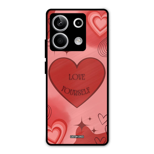 Love Yourself Redmi Note 13 5G Mobile Back Cover - Cute PrintShield Case