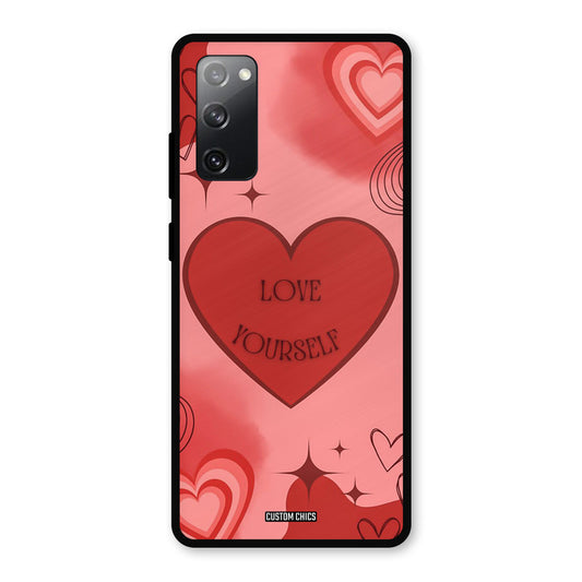 Love Yourself Samsung Galaxy S20 FE 5G Mobile Back Cover - Cute PrintShield Case