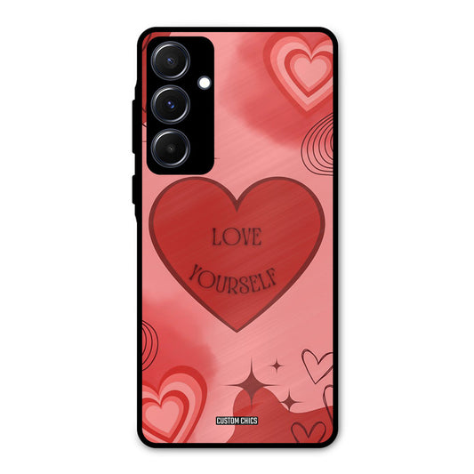 Love Yourself Samsung Galaxy A55 5G Mobile Back Cover - Cute PrintShield Case