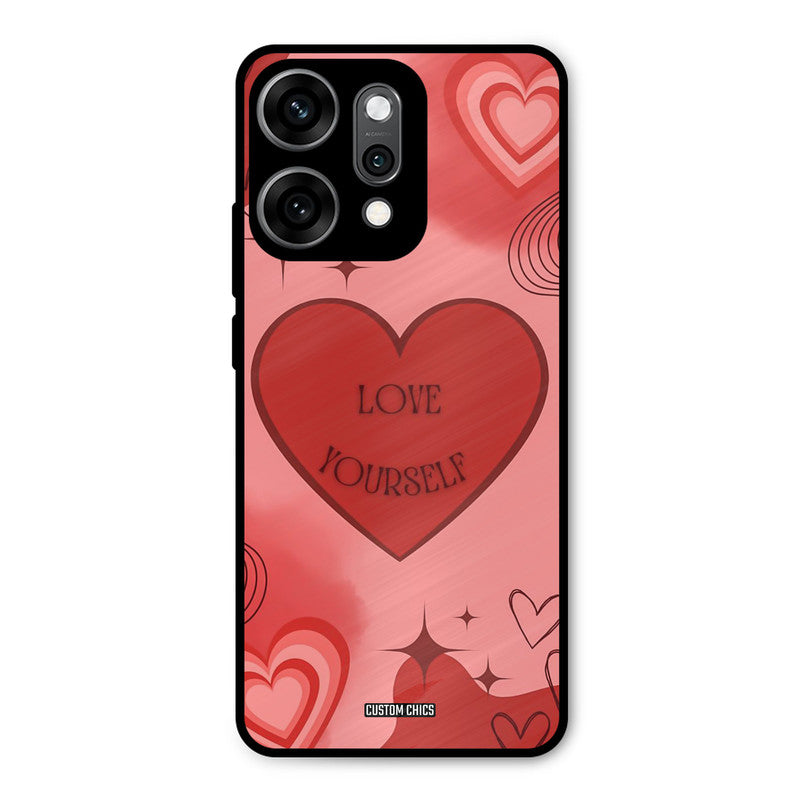 Love Yourself Oppo Reno 14 Pro Mobile Back Cover - Cute PrintShield Case