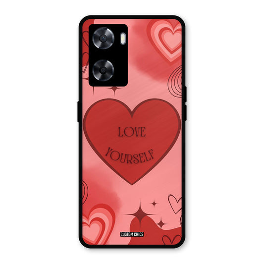 Love Yourself Oppo A57 2022 Mobile Back Cover - Cute PrintShield Case