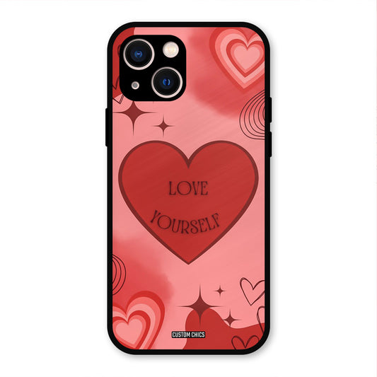 Love Yourself iPhone 13 Mobile Back Cover - Cute PrintShield Case