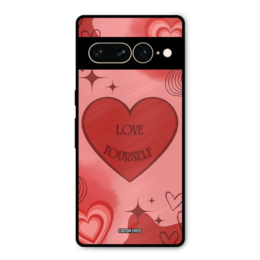 Love Yourself Google Pixel 7 Pro Mobile Back Cover - Cute PrintShield Case