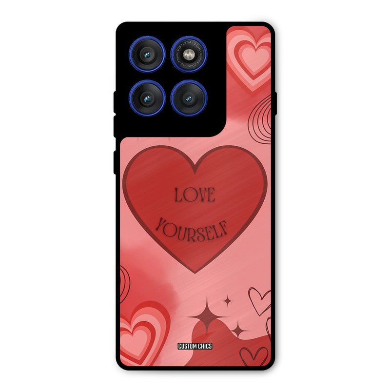 Love Yourself Motorola Edge 60 Pro Mobile Back Cover - Cute PrintShield Case