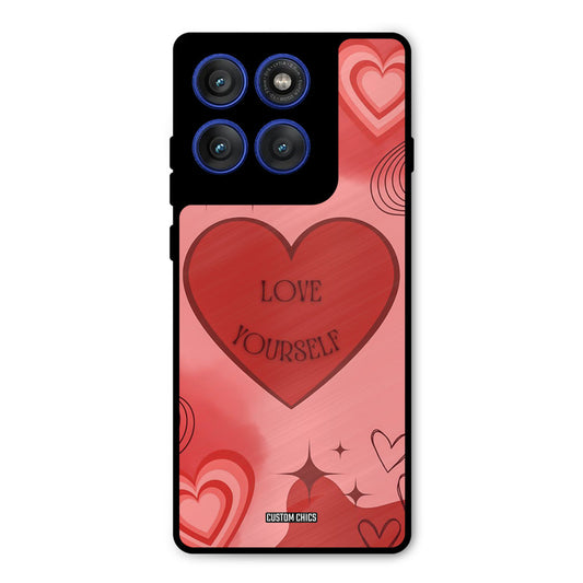 Love Yourself Motorola Edge 60 Pro Mobile Back Cover - Cute PrintShield Case