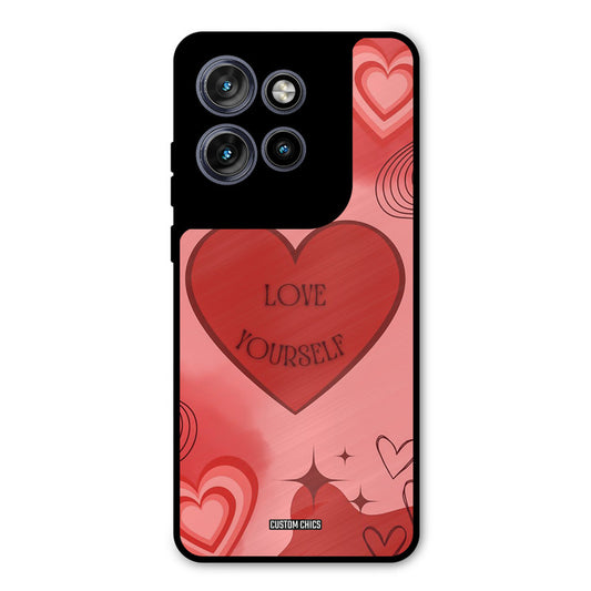 Love Yourself Motorola Edge 50 Neo Mobile Back Cover - Cute PrintShield Case