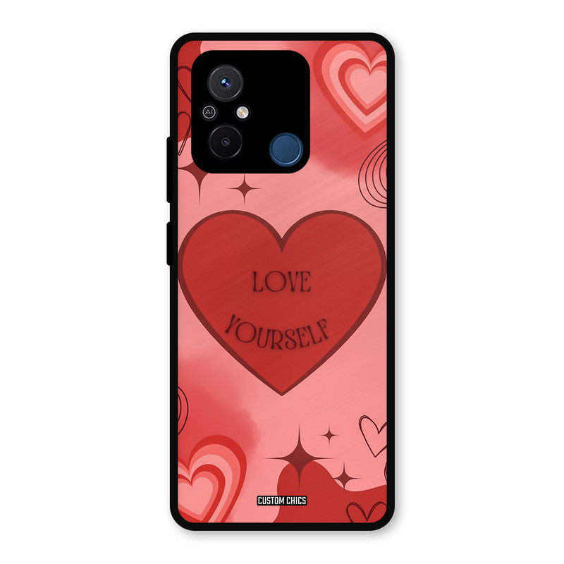 Love Yourself Redmi 12c Mobile Back Cover - Cute PrintShield Case