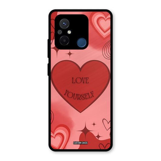 Love Yourself Redmi 12c Mobile Back Cover - Cute PrintShield Case