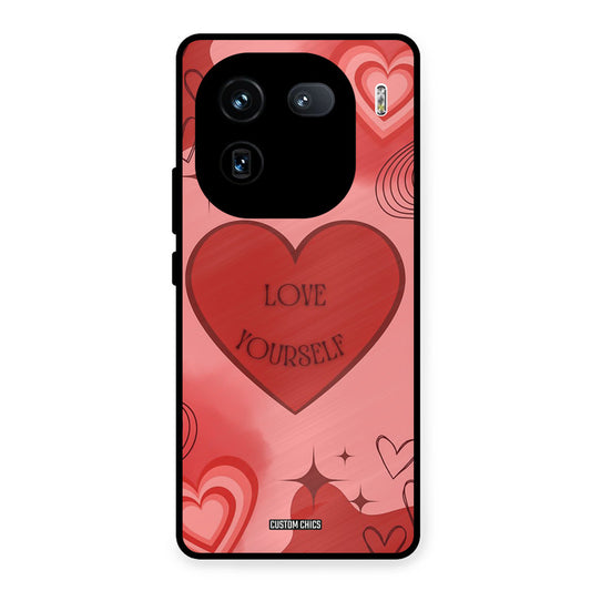 Love Yourself iQOO 12 Mobile Back Cover - Cute PrintShield Case
