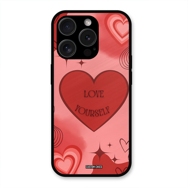 Love Yourself iPhone 15 Pro Max Mobile Back Cover - Cute PrintShield Case