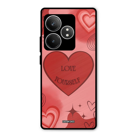 Love Yourself Realme GT 6T Mobile Back Cover - Cute PrintShield Case