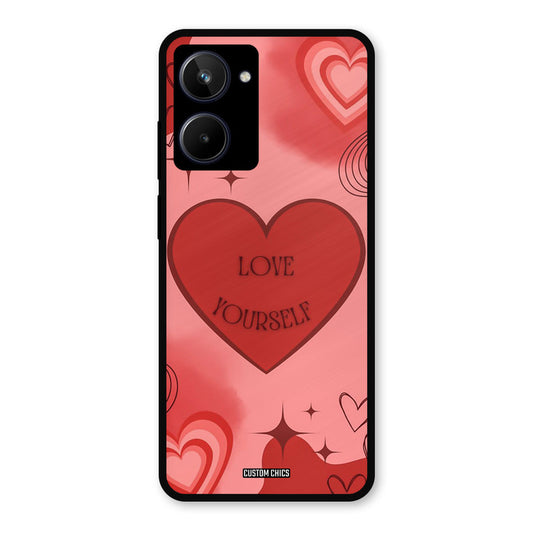 Love Yourself Realme 10 Mobile Back Cover - Cute PrintShield Case