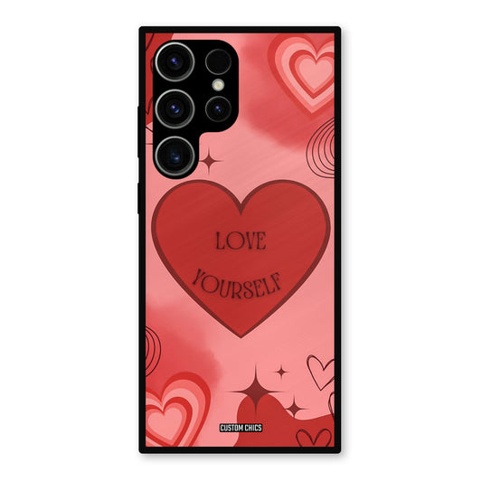 Love Yourself Samsung Galaxy S23 Ultra Mobile Back Cover - Cute PrintShield Case