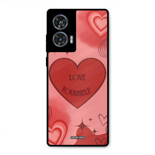 Love Yourself Moto G96 Mobile Back Cover - Cute PrintShield Case