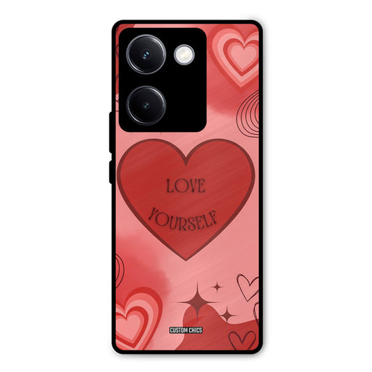 Love Yourself Vivo Y300 Plus Mobile Back Cover - Cute PrintShield Case