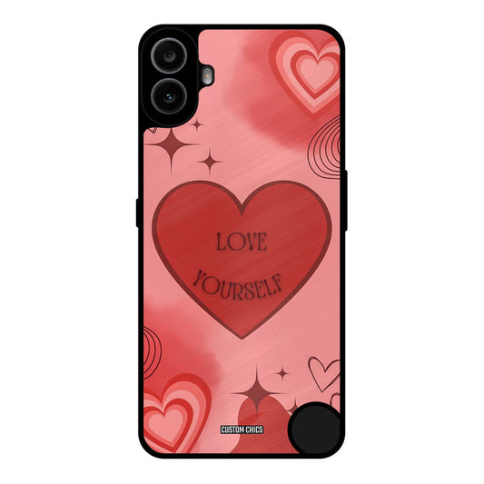 Love Yourself Nothing CMF Phone 1 Mobile Back Cover - Cute PrintShield Case