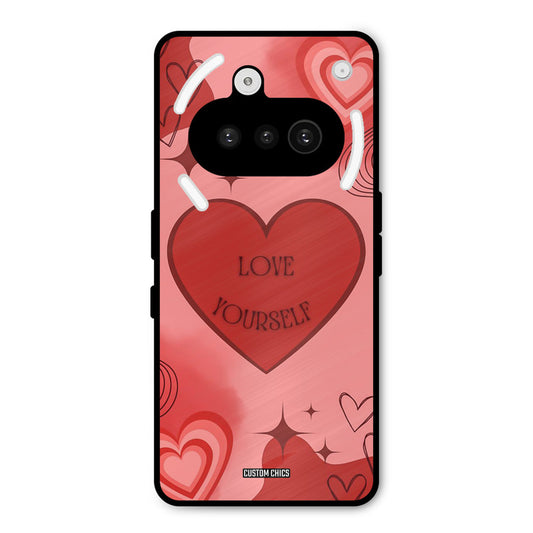 Love Yourself Nothing Phone 3A Mobile Back Cover - Cute PrintShield Case