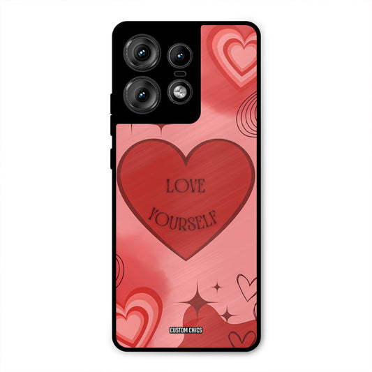 Love Yourself Motorola Edge 50 Pro Mobile Back Cover - Cute PrintShield Case