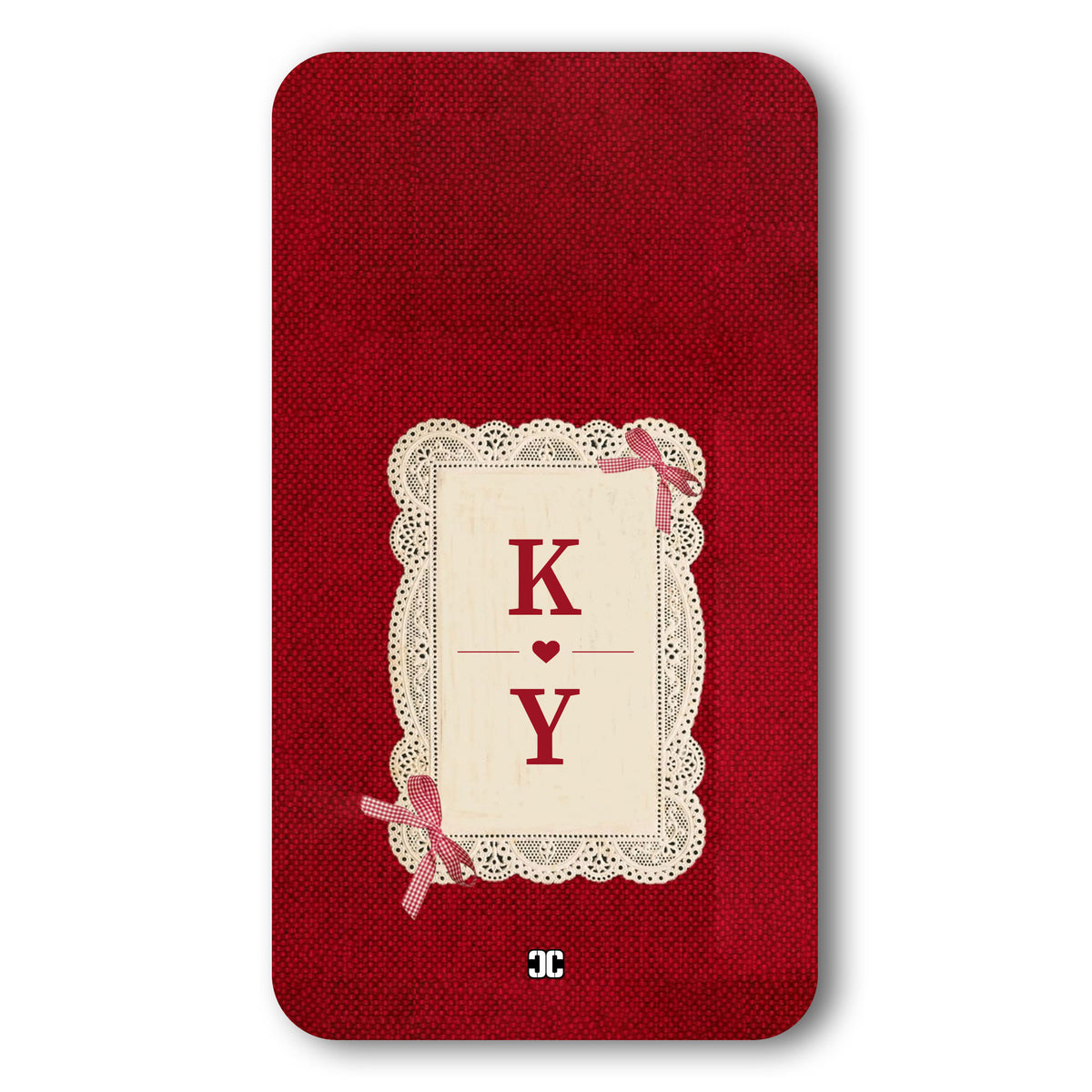 Lovers Initials Case – Premium PrintShield Mobile Cover