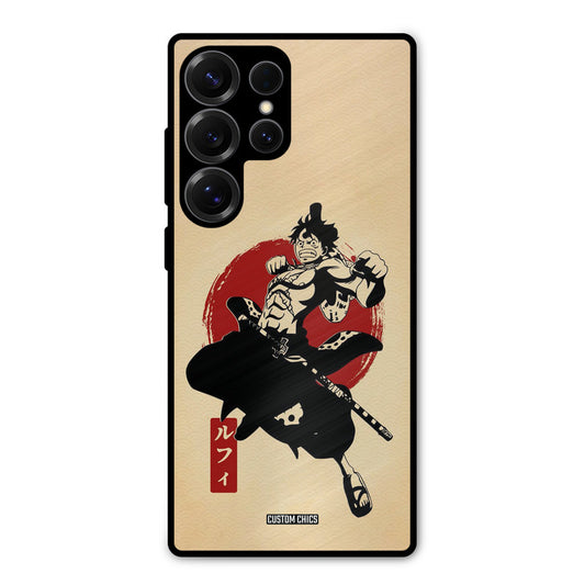 Luffy Painting Samsung Galaxy S25 Ultra Mobile Back Cover - Anime PrintShield Case