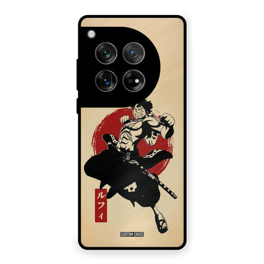 Luffy Painting OnePlus 12 Mobile Back Cover - Anime PrintShield Case
