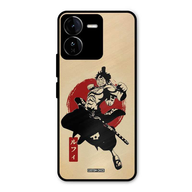 Luffy Painting iQOO Z9 Mobile Back Cover - Anime PrintShield Case
