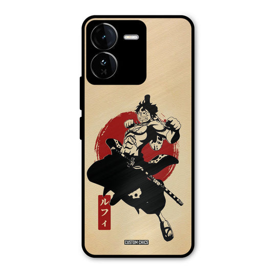 Luffy Painting iQOO Z9 Mobile Back Cover - Anime PrintShield Case