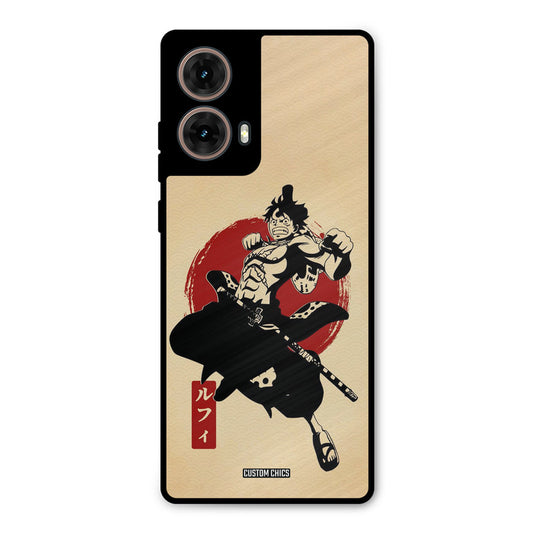 Luffy Painting Moto G85 Mobile Back Cover - Anime PrintShield Case