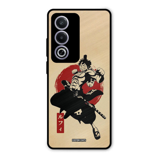 Luffy Painting Oppo K12x Mobile Back Cover - Anime PrintShield Case