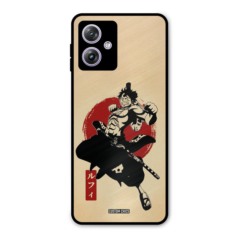 Luffy Painting Moto G54 Mobile Back Cover - Anime PrintShield Case
