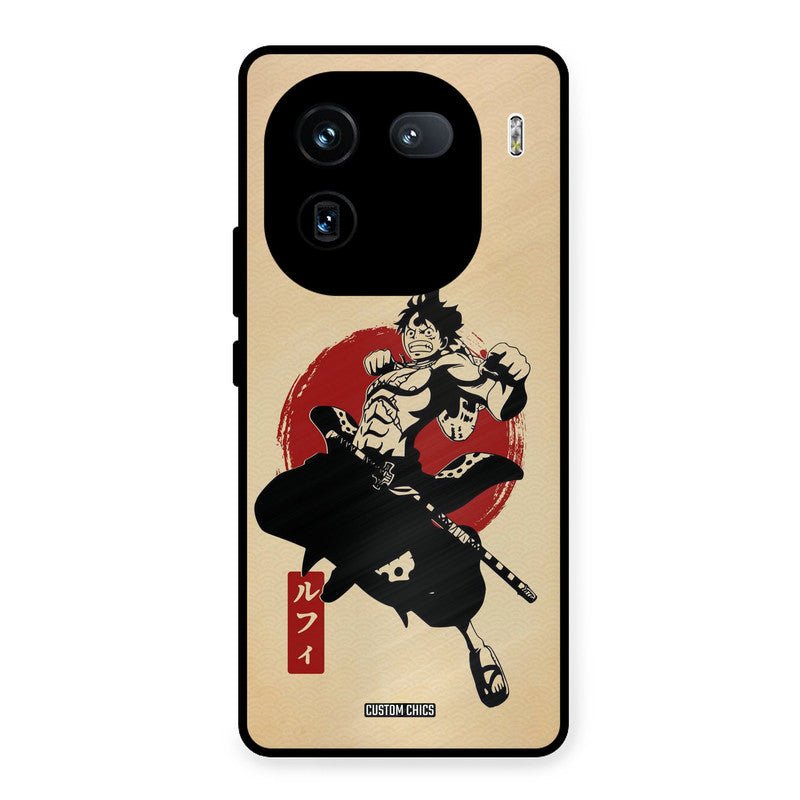 Luffy Painting iQOO 12 Mobile Back Cover - Anime PrintShield Case